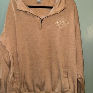 EPIC UNIVERSE pull over quarter zip sweater